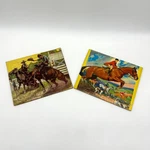 Vintage Jigsaw Puzzles Horse Cowboy Western Equestrian Cardboard Sifo 1951 Usa. Fixed Price $21.75.