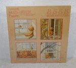 Springbok Teddy Bear 4 Mini 70+ Piece Puzzles Each 7" Art By Dixie Dunnaway. Fixed Price $13.99.