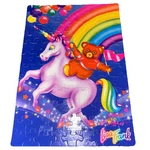 Rare Vintage Lisa Frank Rose Art Jigsaw Puzzle 100 Piece Rainbow Unicorns Bears. Fixed Price $19.99.