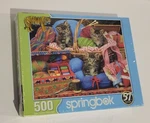 Springbok 500 Pc Jigsaw Puzzle "sew Cute" - Kittens, Yarn, Sewing Sealed. Fixed Price $10.99.