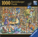 Ravensburger 1000 Piece Premium Jigsaw Puzzle - Midnight At The Library. Fixed Price $17.95.