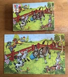 Vintage 1978 Mb Milton Bradley 60 Pc Jigsaw Puzzle Farm Series 4493-8 Complete. Fixed Price $9.99.