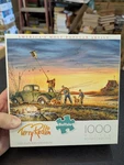 1000 Pc Puzzle The Conservationists By Redlin Buffalo Uncounted. Fixed Price $16.75.