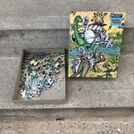 Vtg 1988 Dino Riders 200 Piece Puzzle Set Tyco Golden 1980S Cartoon Complete. Fixed Price $28.50.
