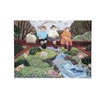 Vintage 1988 Ceaco "catch Your Fancy" 550-PIECE Jigsaw Puzzle Arlette Gosieski. Fixed Price $12.00.