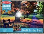 Melissa & Doug Walk In The Park Jigsaw Puzzle 1500 Pieces 33X24 #9093. Fixed Price $12.00.