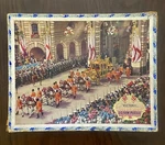 Moving Sale! Vtg Victory Wood Jigsaw Puzzle England Coronation Queen Elizabeth. Fixed Price $40.00.