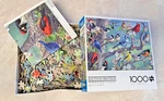 Buffalo Games Birds In Orchard 1000 Pc Jigsaw Puzzle Hautman Bros W/ Poster. Fixed Price $9.99.