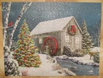 Springbok Puzzle The Falling Snow 500 Pieces Complete Winter Christmas Nature. Fixed Price $12.79.