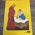 Vintage Judy R73 Manger Scene Wood Tray 15 Piece Puzzle Inlays Deluxe Series. Fixed Price $24.99.