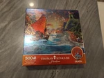 Disney Thomas Kinkade Studios Moana 500 Pc Puzzle New Foil Collection Maui. Fixed Price $49.99.