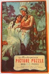 Vtg. 30'S Buckingham Jigsaw Puzzle "indian Love Call" Complete 10X14 Box. Fixed Price $22.00.