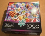 Buffalo Games Vivid Collection 1000 Piece Puzzle Called Sky Roads. Fixed Price $5.00.