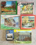 Lot Of 6 Vtg Jigsaw Puzzles Whitman Guild Tuco Perfect Picture Fine Arts. Fixed Price $39.99.