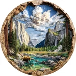 1000 Piece Puzzle National Park River 3D Visual Art Jigsaw For Adults 19X27. Fixed Price $29.94.