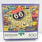 Buffalo Route 66 Nostalgia 500PC Puzzle Poster New Free Ship Add. Fixed Price $10.99.
