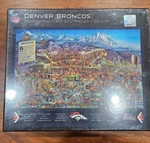 Denver Broncos Nfl Search Puzzle 500PC Find Joe Journeyman 24 X 18 New/sealed. Fixed Price $15.95.