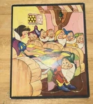 Walt Disney Snow White And The Seven Dwarfs Tray Puzzle Whitman #2986 50S. Fixed Price $20.00.