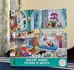 Ceaco Jigsaw Puzzle Mischief Makers 500 Pieces W/ Bonus Poster Cats Dogs. Fixed Price $9.97.