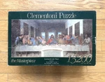 5/6 Sealed Super Rare 13200 Clementoni Last Supper Masterpiece Jigsaw Puzzle. Fixed Price $728.82.