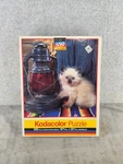 Kodacolor Rose Are Puzzle Cat With Denim Lantern 550 Pc Jigsaw - Sealed. Fixed Price $22.98.