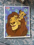 Playskool Disney Lion King Vintage Puzzle Mufasa Simba 8 Piece 359-04. Fixed Price $17.50.