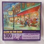 Bits Pieces "candy Cane Lane" Glow-in-the-dark 300 Puzzle. Fixed Price $8.50.