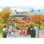 Cobble Hill Country Truck In Autumn Jigsaw Puzzle. Fixed Price $17.99.