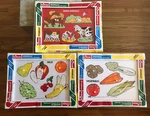Vintage 1985 Connor Preschool Woodplay Wooden Puzzle Lot New Sealed Animals. Fixed Price $12.99.
