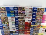White Mountain 1000 Piece Puzzle- Your Choice Complete Jigsaw Puzzles Euc. Fixed Price $13.99.