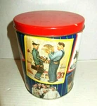 Vintage Norman Rockwell Montage Puzzle 700 Piece Collectible Tin 12" X 34". Fixed Price $28.75.