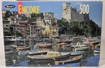 Lerici Italy Encore Rose Art 500 Puzzle Sealed Marina With Boats 18 X 10 3/4. Fixed Price $18.85.