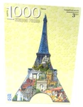 Fx Schmid Eiffel Tower Shaped 1,000 Piece Jigsaw Puzzle 2003 Factory Sealed Box. Fixed Price $34.00.
