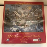 Sunsout Merry Christmas Nicky Boehme 1000 Pc Jigsaw Puzzle Horses Snow Brand New. Fixed Price $16.10.