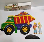 Vntg Frank Schaffer Dump Truck Giant Floor Puzzle With Pivot Action Complete. Fixed Price $27.99.
