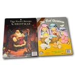 Random House Tray Puzzle Lot 2 Night Before & First Christmas VINTAGE1980S. Fixed Price $28.44.
