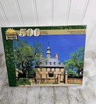 Golden Books 500 Piece Jigsaw Puzzle Governor Mansion Williamsburg Va New. Fixed Price $7.97.