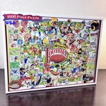 White Mountain Sports Everything Football 1,000 Piece Jigsaw Puzzle - Complete. Fixed Price $15.99.