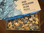 Vintage Complete - J.k. Straus Wooden Jigsaw Puzzle Harbor View 1959. Fixed Price $50.00.