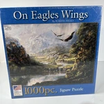 New Great American Puzzle Factory On Eagles Wings 1000 Piece Sealed Birds. Fixed Price $14.99.