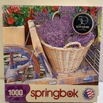 Springbok Jigsaw Puzzle Basket Of Lavender 1000 Pieces 24 X30 - Nib/sealed. Fixed Price $16.00.