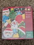 Springbok Christmas Cookies 500 Piece Puzzle 18" X 23.5" New Unopened. Fixed Price $10.99.
