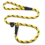 Mendota Dog Leash British Style Slip Lead, Black Ice Yellow 4 6 Foot Made In Usa. Fixed Price $17.19.
