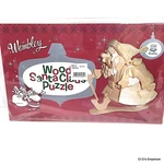 Santa Claus Wembley 3D Wooden Puzzle Christmas Holiday Ages 14 To Adult. Fixed Price $14.99.