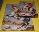 Vtg 1972 Napoleon Horse Crossing Mt Saint-bernard Springbok Puzzle Assembled. Fixed Price $48.00.