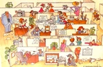 Springbok Mini Jigsaw Puzzle Our Amaze-ing Office! Vintage Sealed New Old Stock. Fixed Price $19.95.