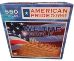 American Pride Puzzles We The People 550 Pieces - Milton Bradley. Fixed Price $24.00.