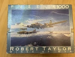 Vintage 1990S Fink & Co Jigsaw Puzzle Robert Taylor Wings Of War 982 Pcs. Fixed Price $10.00.