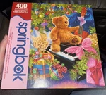 400 Piece Jigsaw "christmas Bear Wishes" Springbok "family Puzzle" Used. Fixed Price $8.99.