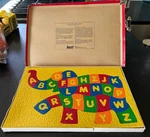 Lauri Teaching Toys - Crepe Rubber Puzzle Alphabetephant 1996 Complete. Fixed Price $22.00.